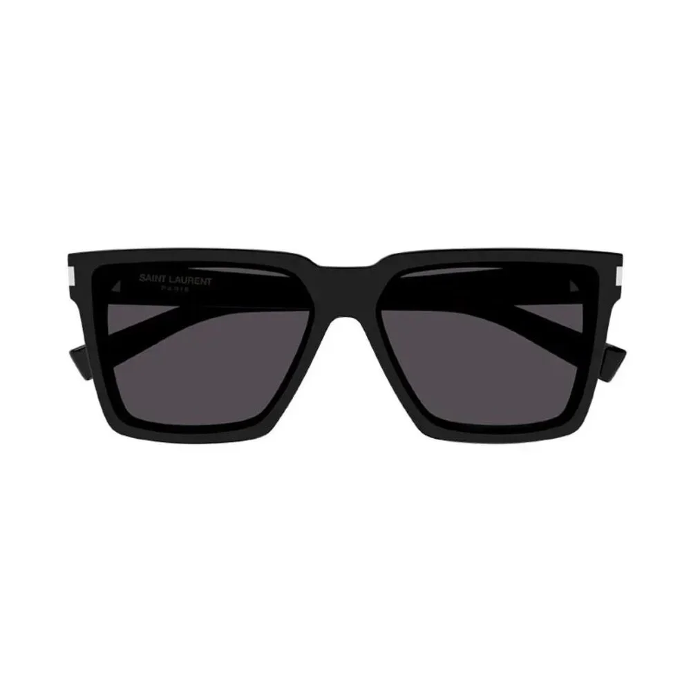 NEW SAINT LAURENT SQUARE SUNGLASSES BLACK WOMEN EYEWEAR
